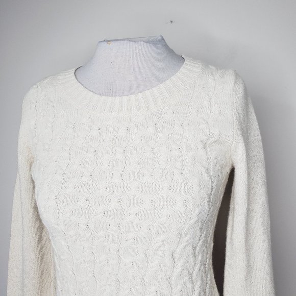 BANANA REPUBLIC Cashmere blend cable knit sweater - Picture 3 of 8